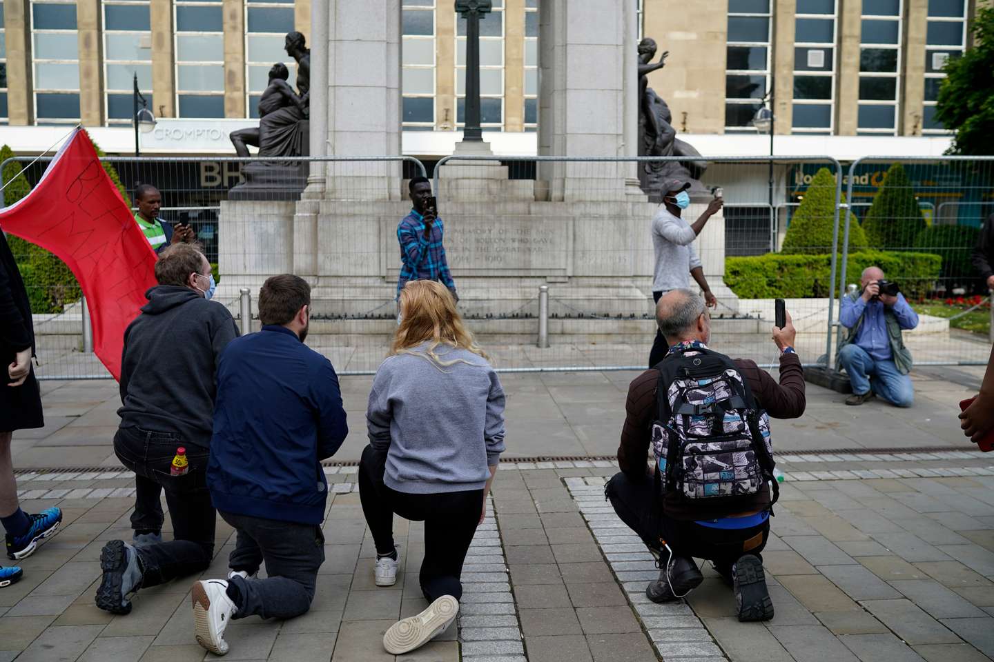 Far-Right Protesters React To Anti-Racism Demonstrations