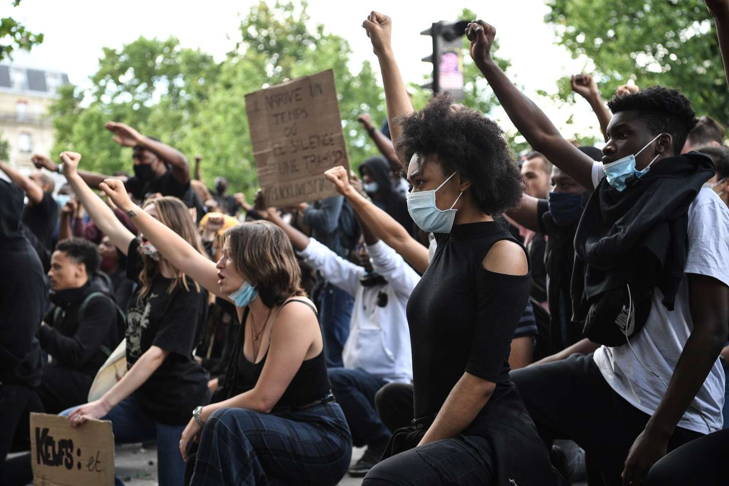FRANCE-POLITICS-RACISM-POLICE-PROTEST
