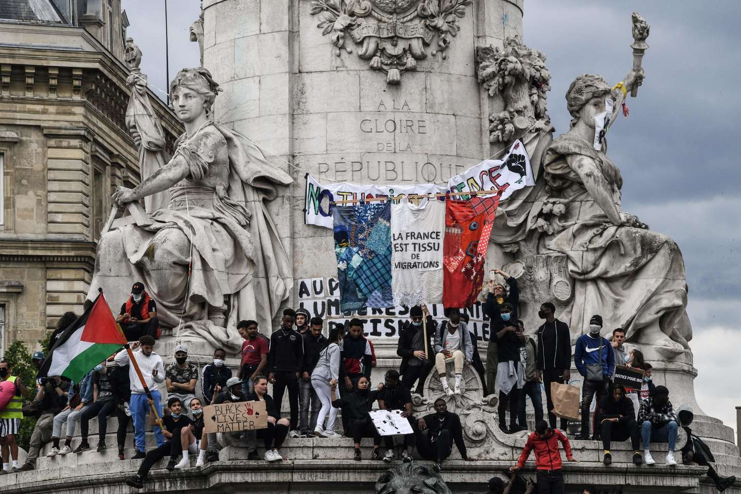 FRANCE-POLITICS-RACISM-POLICE-PROTEST