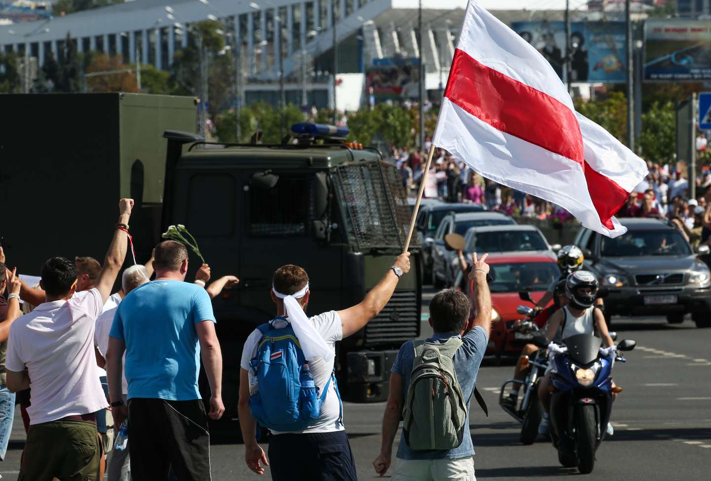 Opposition rally in Minsk, Belarus