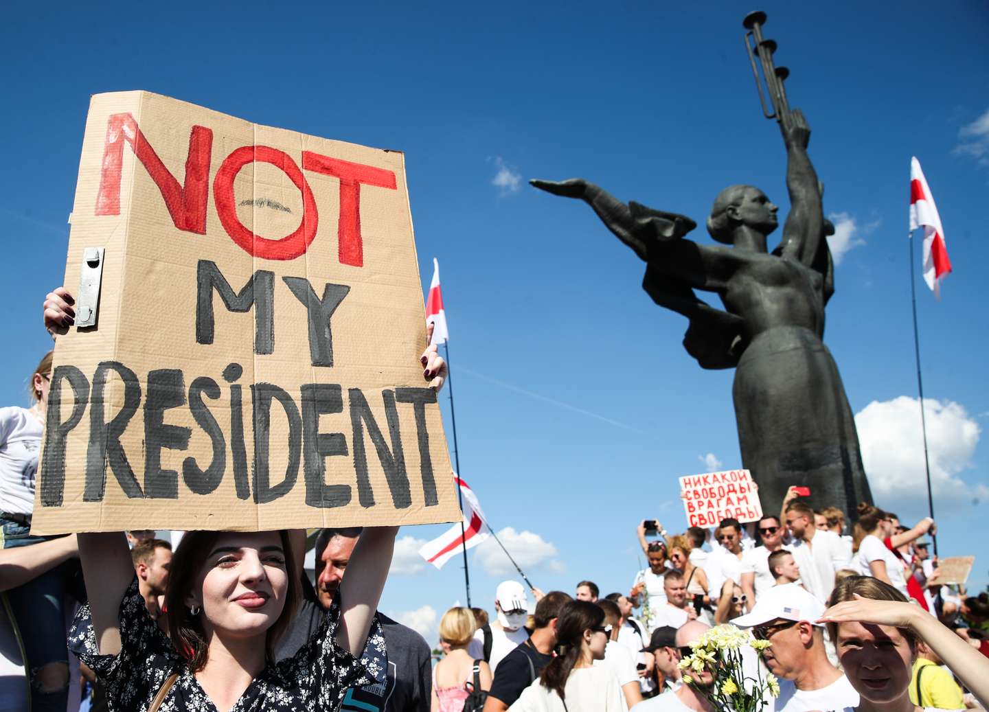 Opposition rally in Minsk, Belarus