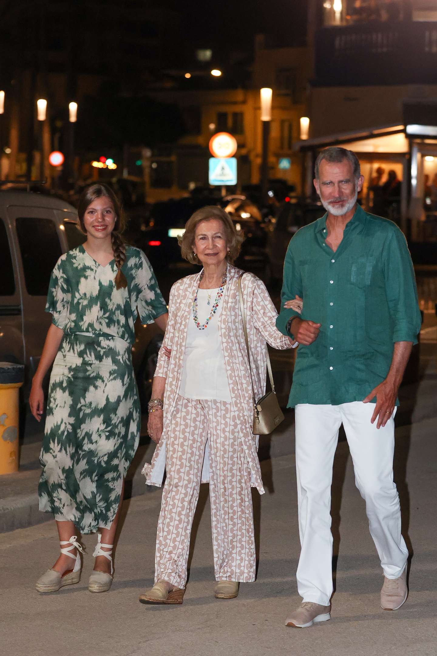 The Royal Family Dines Out In Mallorca