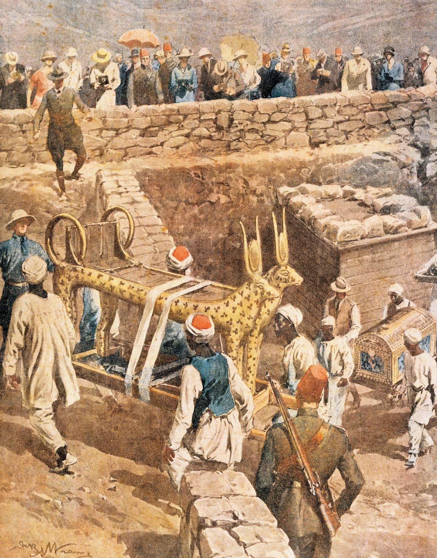 Há 99 anos, a 16 de fevereiro de 1923, foi aberto o túmulo do faraó egípcio Tutankhamon, numa escavação liderada pelo arqueólogo britânico Howard Carter