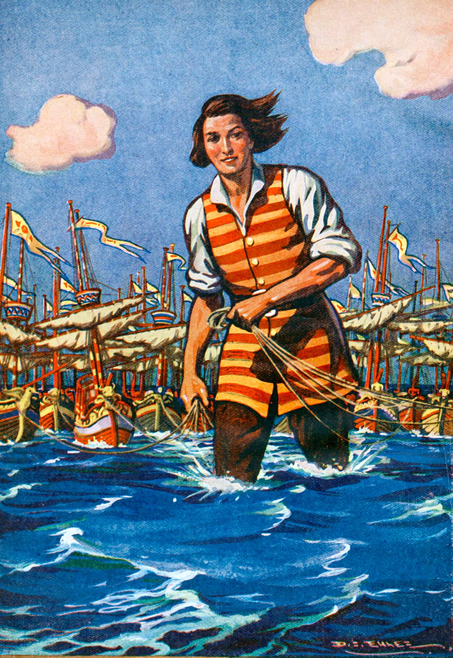 ''Gulliver Wades Ashore'