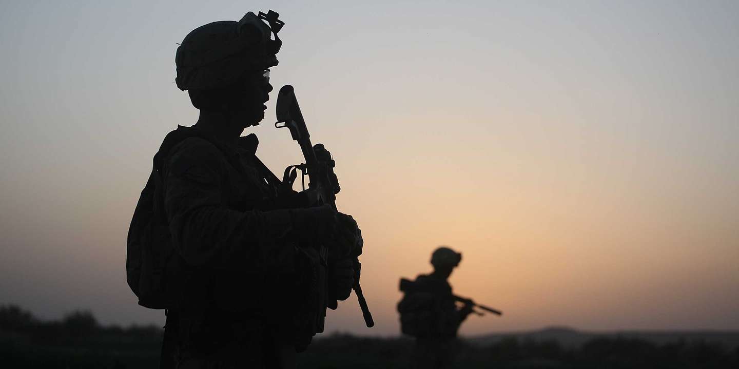 U.S. Marines Continue Suppression Of Insurgents