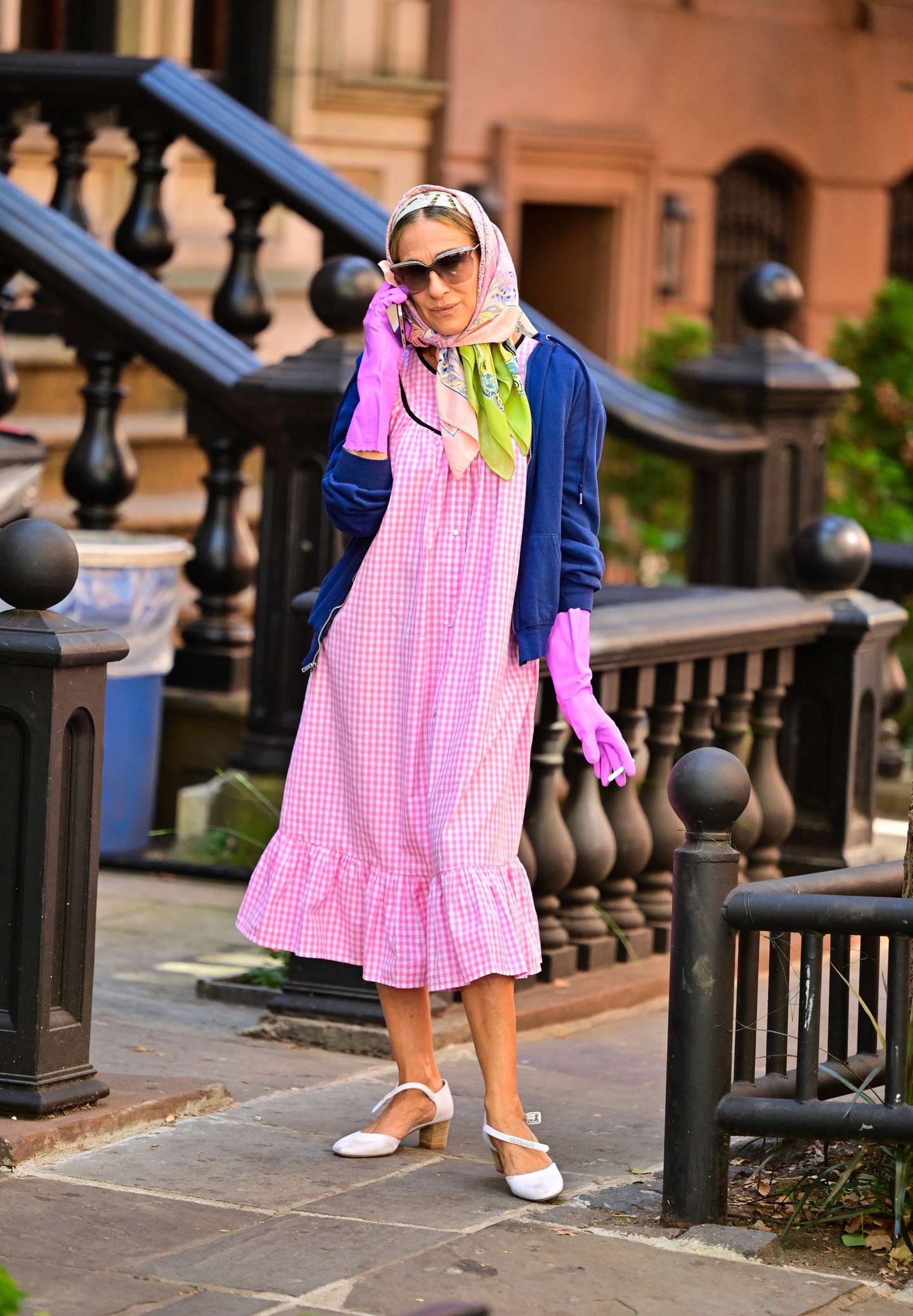 Celebrity Sightings In New York City - October 20, 2021