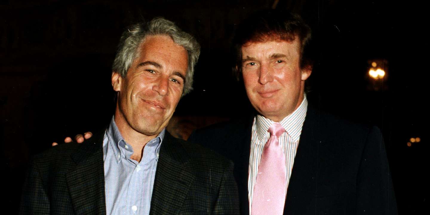 Jeffrey Epstein e Donald Trump em Mar-a-Lago