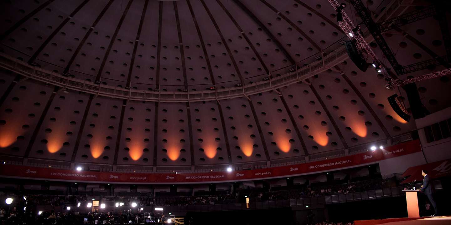 CONGRESSO PSD: Primeiro discurso de Luís Montenegro, líder do PSD, no 40º Congresso Nacional do Partido Social Democrata (PSD), no Pavilhão Rosa Mota, no Porto. 1 de Julho de 2022 Pavilhão Rosa Mota, Porto TOMÁS SILVA/OBSERVADOR