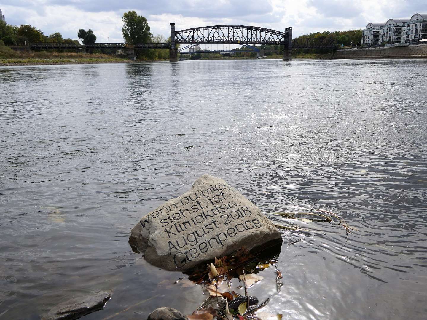 Pedras da Fome no rio Elba