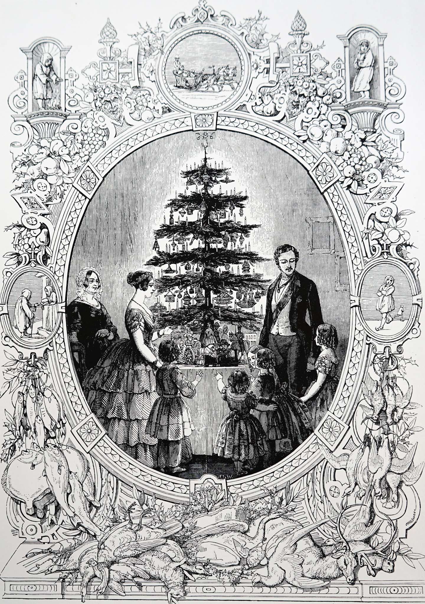 Christmas tree at Windsor Castle.