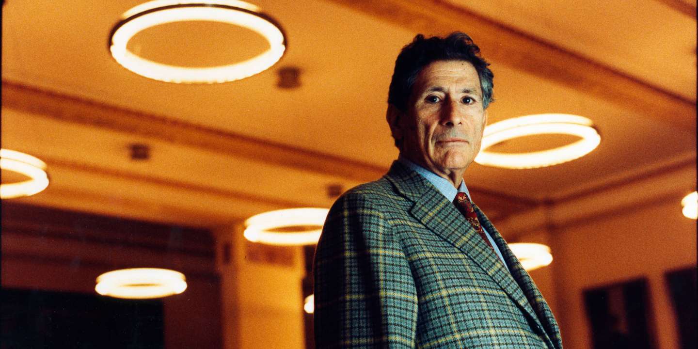 Spain. Portrait of the essayist, professor of literature and ex member of the Palestinian National Council Edward Said.