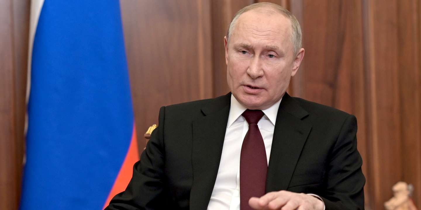 Russian President Putin addresses the nation