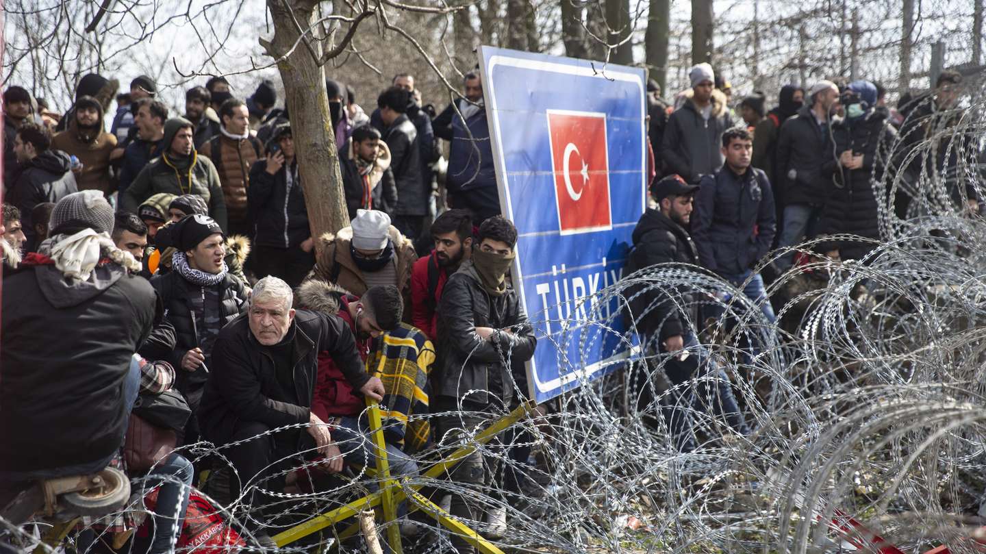 Irregular migrants on move to reach Europe