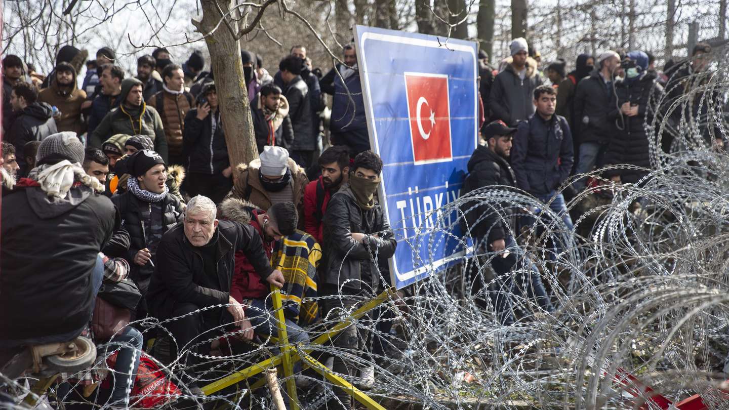 Irregular migrants on move to reach Europe