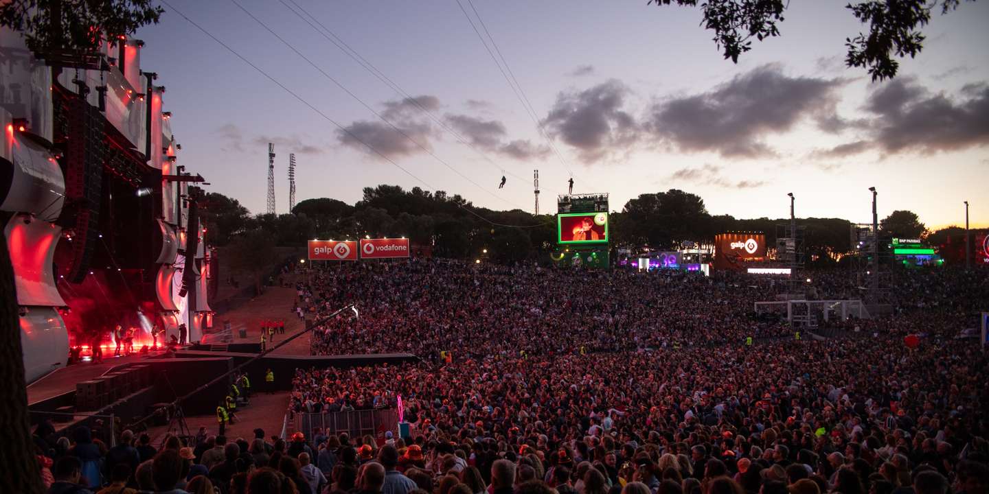 O ambiente no recinto do Rock in Rio, no Parque da Bela Vista em Lisboa Lisboa, 26 de Junho de 2022 TOMÁS SILVA/OBSERVADOR