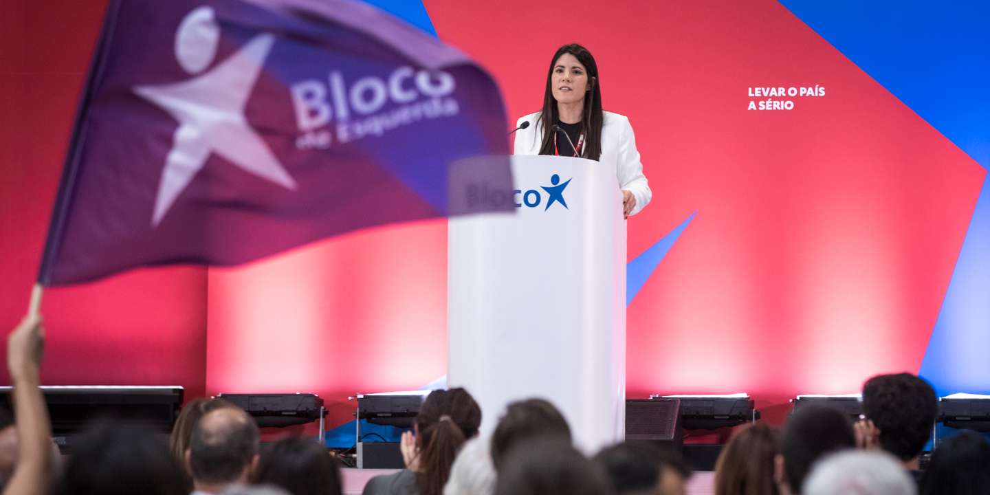 Encerramento da XIII Convenção Nacional do Bloco de Esquerda (BE): Mariana Mortágua é eleita líder do partido. 28 de Maio de 2023 Complexo Desportivo Municipal do Casal Vistoso, Lisboa TOMÁS SILVA/OBSERVADOR