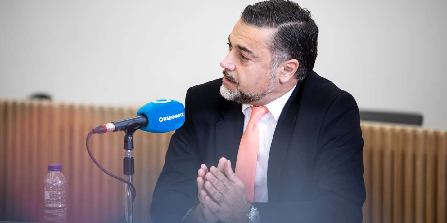 Debate para as Eleições Legislativas com os cabeças de lista de cada partido para Lisboa. Rui Paulo Sousa, CHEGA Universidade Nova, Lisboa 13 de Janeiro de 2021 TOMÁS SILVA/OBSERVADOR