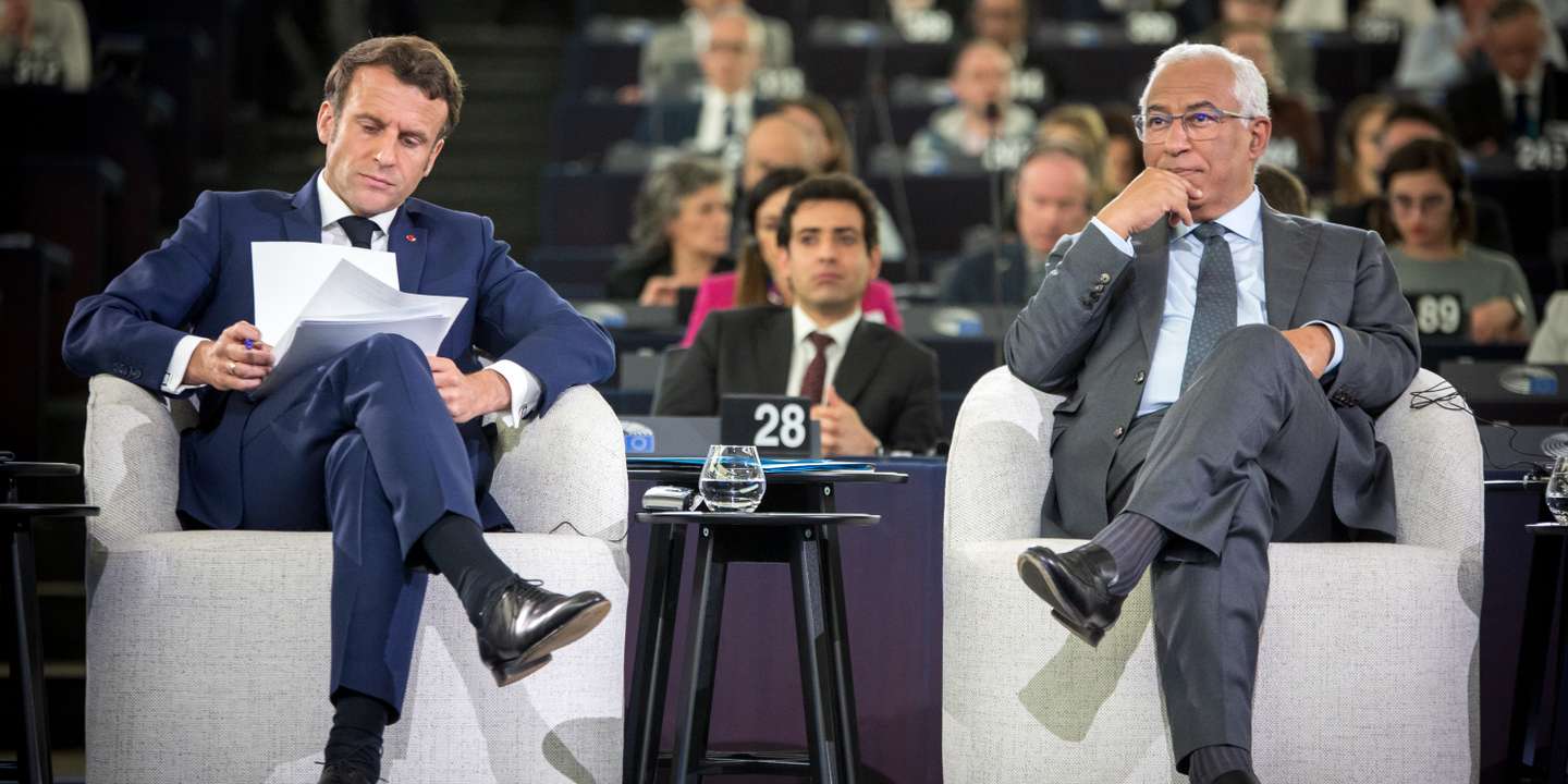 Encerramento da COFOE (Conferência sobre o Futuro da Europa/Conference on the Future of Europe) em Estrasburgo, no edifício do Parlamento Europeu: Para além dos vários cidadãos de toda a Europa que mais uma vez se juntaram, também António Costa, Primeiro Ministro de Portugal, marcou a sua presença no encerramento da COFOE, assim como Emmanuel Macron, Presidente de França; Ursula van der Leyen, Presidente da Comissão Europeia; Roberta Metsola, Presidente do Parlamento Europeu; e Guy Verhofstadt, membro do Parlamento Europeu, antigo primeiro-ministro da Bélgica e co-Presidente da COFOE. 9 de Maio de 2022 Estrasburgo, França TOMÁS SILVA/OBSERVADOR