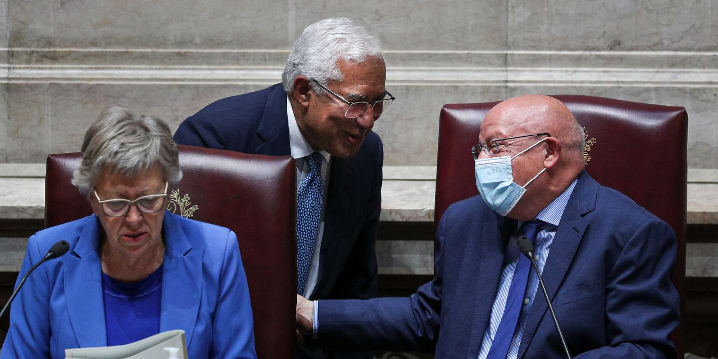 Sessão plenária na Assembleia da República, com a presença do Governo para o debate do estado da Nação. O primeiro-ministro, António Costa e o presidente da Assembleia da República, Augusto Santos Silva Lisboa, 20 de Julho de 2022. FILIPE AMORIM/OBSERVADOR