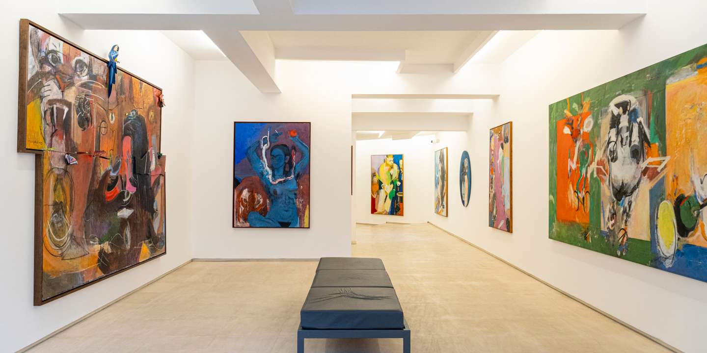 A exposição "Júlio Pomar na Coleção Manuel de Brito" pode ser vista no CAMB até ao dia 13 de junho, em Lisboa, de segunda a sábado, das 10h às 13h e das 14h às 19h