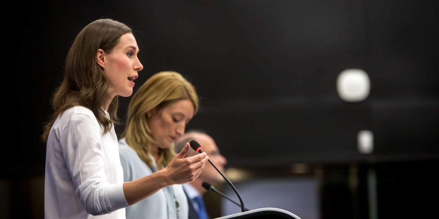 PARLAMENTO EUROPEU (PE): Estado da União: Primeira-ministra finlandesa, Sanna Marin, partilha a sua opinião sobre a situação atual e o futuro da Europa. Após o discurso da primeira-ministra finlandesa, seguiu-se a intervenção dos líderes dos grupos políticos do Parlamento Europeu, entre eles Paulo Rangel. Após a sessão plenária, a presidente do PE, Roberta Metsola e Sanna Marin, deram uma conferência de imprensa conjunta à comunicação social. Este foi o sexto debate de "Isto é Europa" no Parlamento Europeu. 13 de Setembro de 2022 Parlamento Europeu, Estrasburgo TOMÁS SILVA/OBSERVADOR