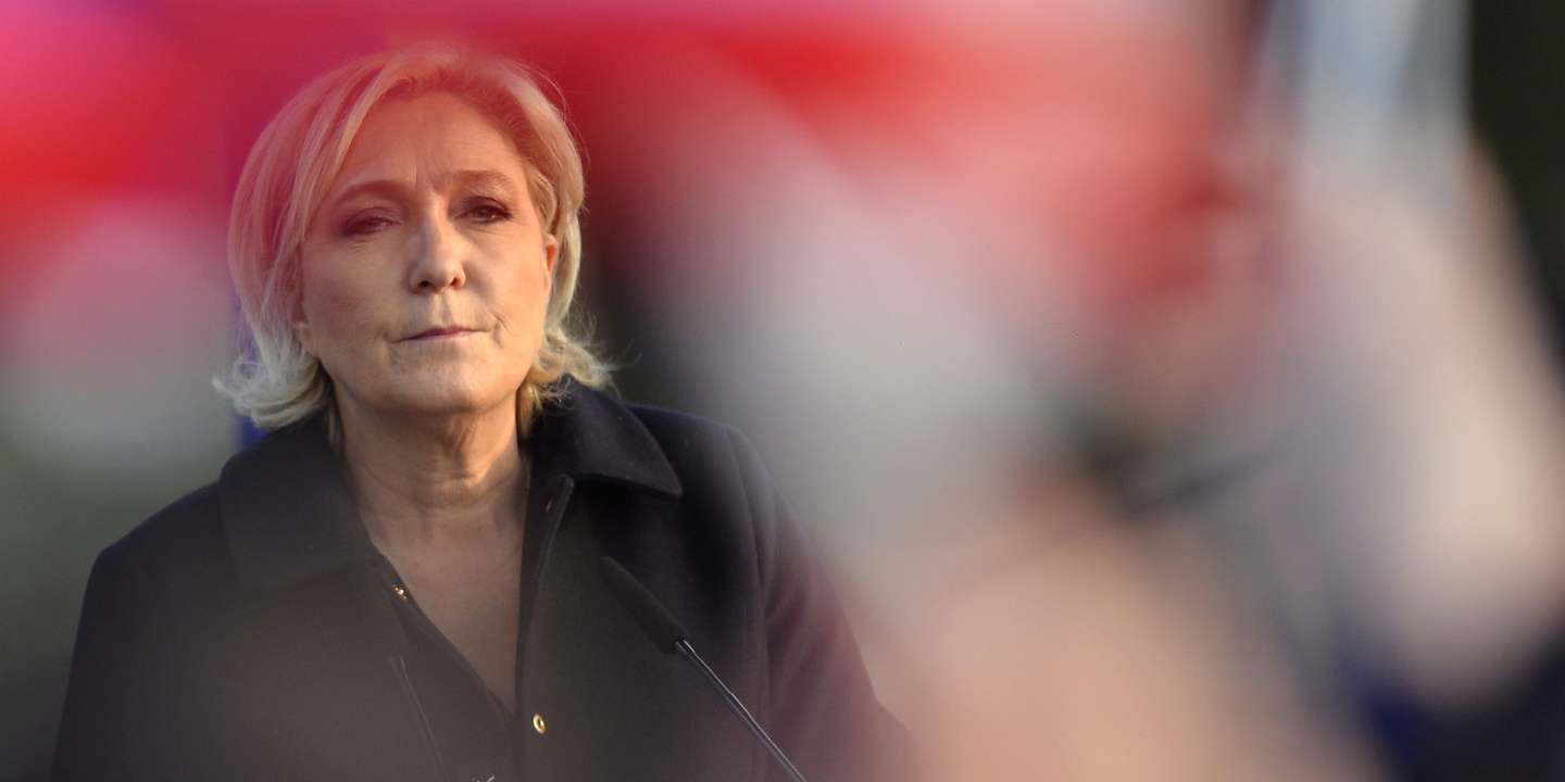 French Presidential Candidate Marine Le Pen Holds A Rally Meeting In Ennemain