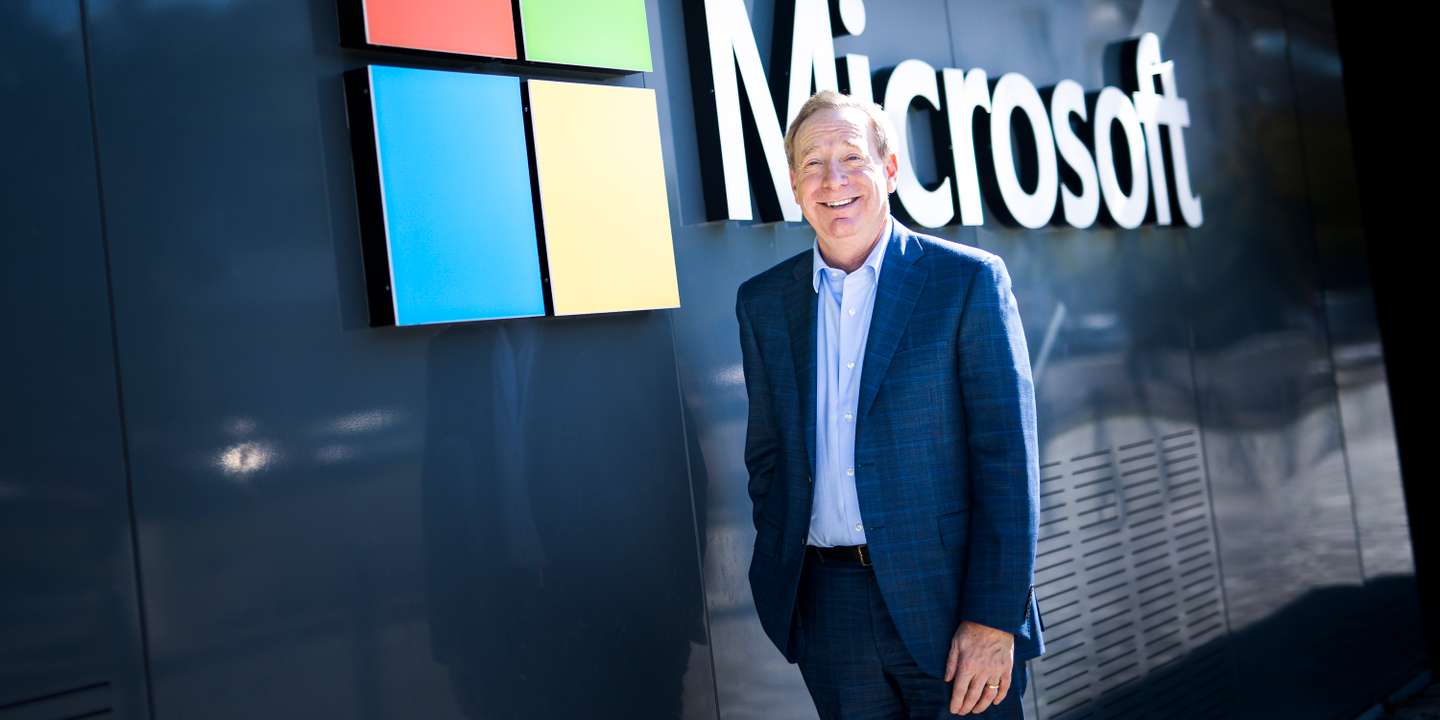 Brad Smith é presidente da Microsoft