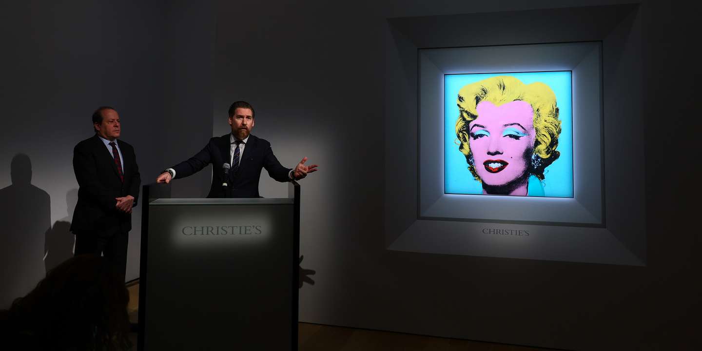 Christie's Announces Auction Of Andy Warhol's Legendary Shot Sage Blue Marilyn