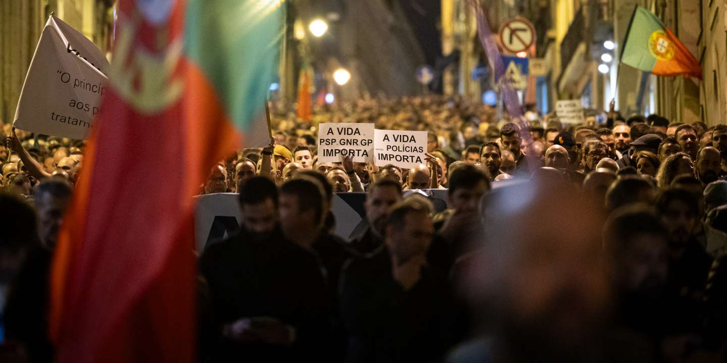 Vários elementos da PSP, GNR e Corpo da Guarda Prisional protestaram por melhores salários, condições e tratamento igual face à PJ
