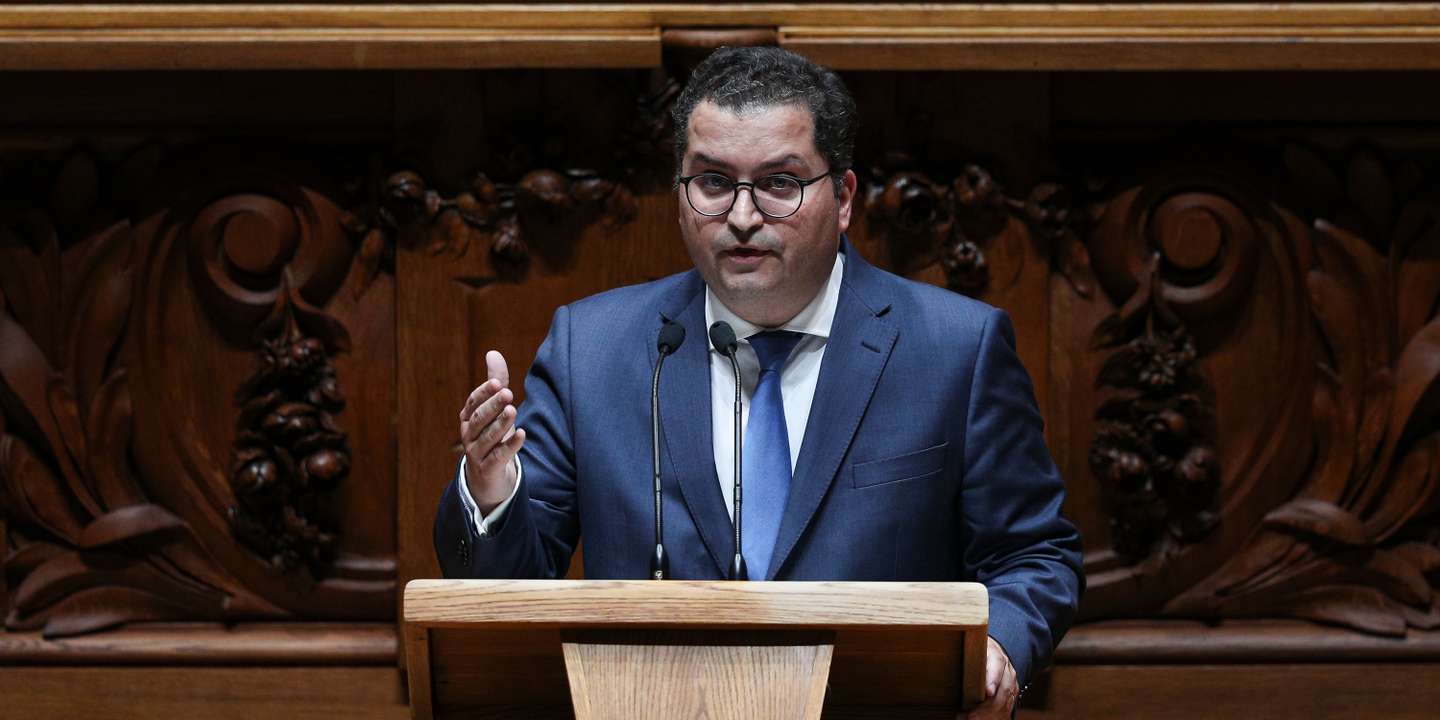 Sessão plenária na Assembleia da República, com a presença do Governo para o debate do estado da Nação. O lider parlamentar do Partido Social Democrata (PSD), Joaquim Miranda Sarmento Lisboa, 20 de Julho de 2022. FILIPE AMORIM/OBSERVADOR