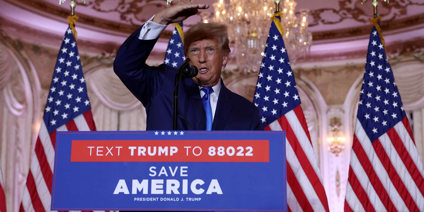 Former President Donald Trump Spends Midterm Election Night At Mar-a-Lago