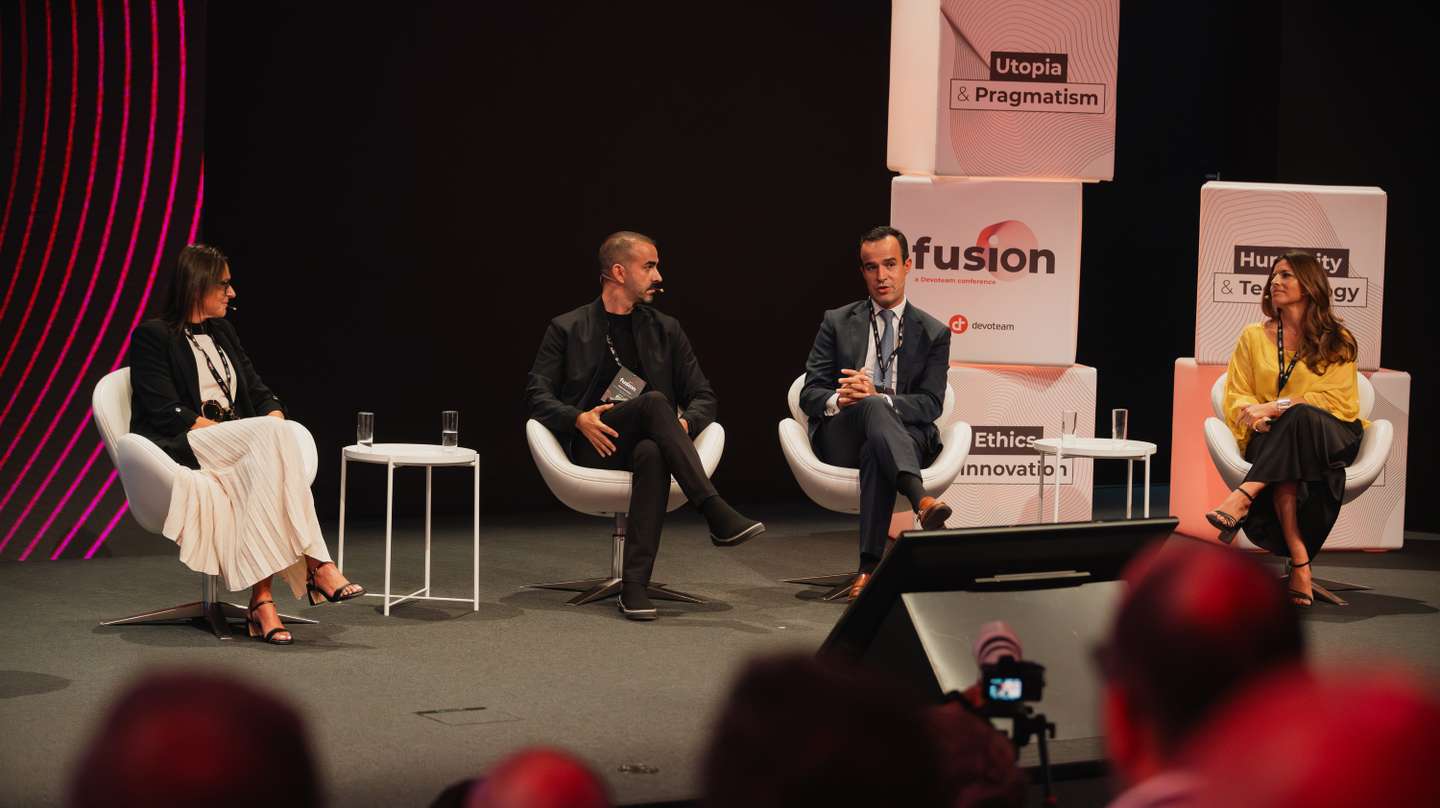 Painel no Fusion, evento da Devoteam