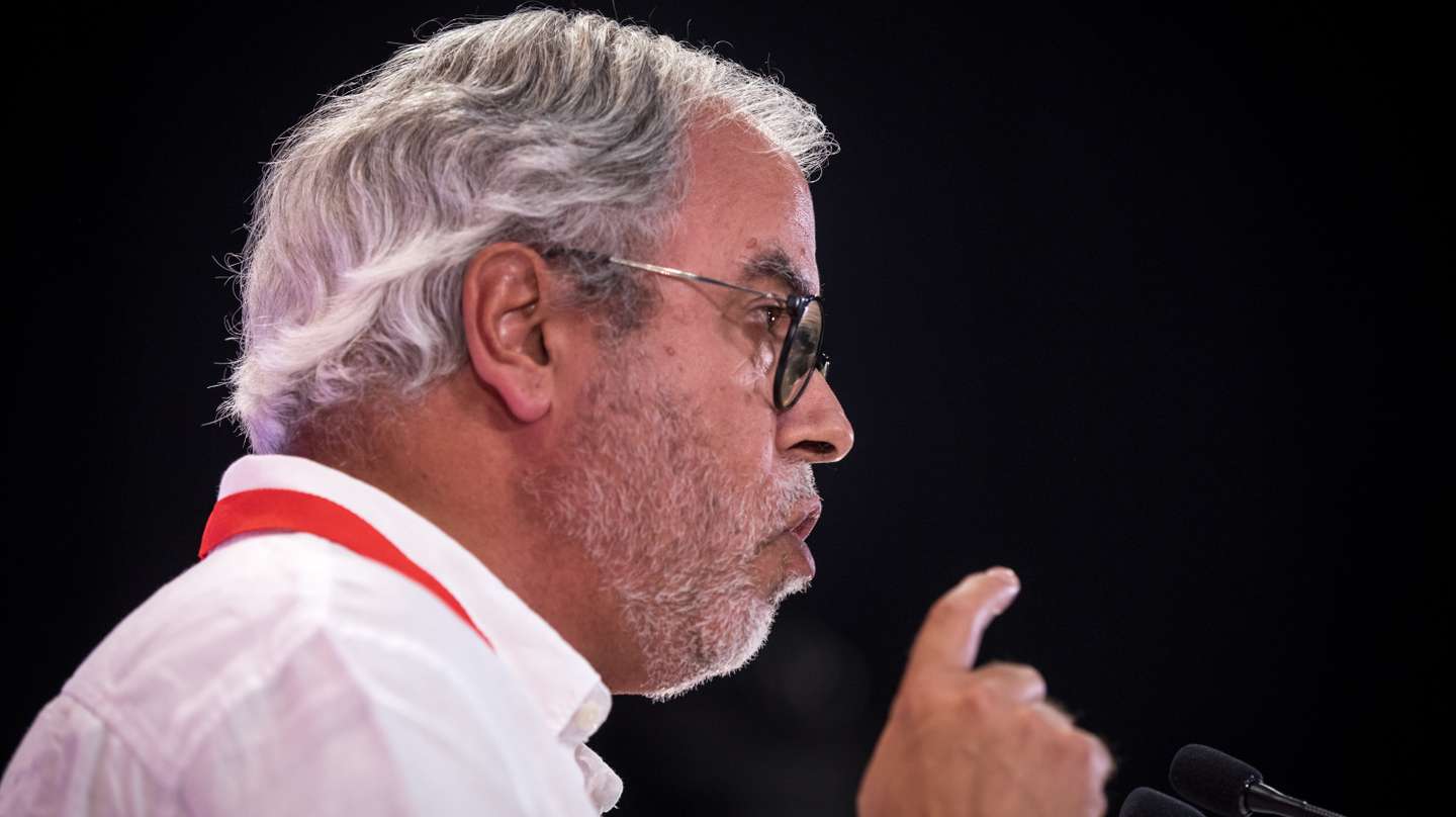 XIII Convenção Nacional do Bloco de Esquerda (BE): Intervenção de José Manuel Pureza, ex-deputado do partido. 28 de Maio de 2023 Complexo Desportivo Municipal do Casal Vistoso, Lisboa TOMÁS SILVA/OBSERVADOR