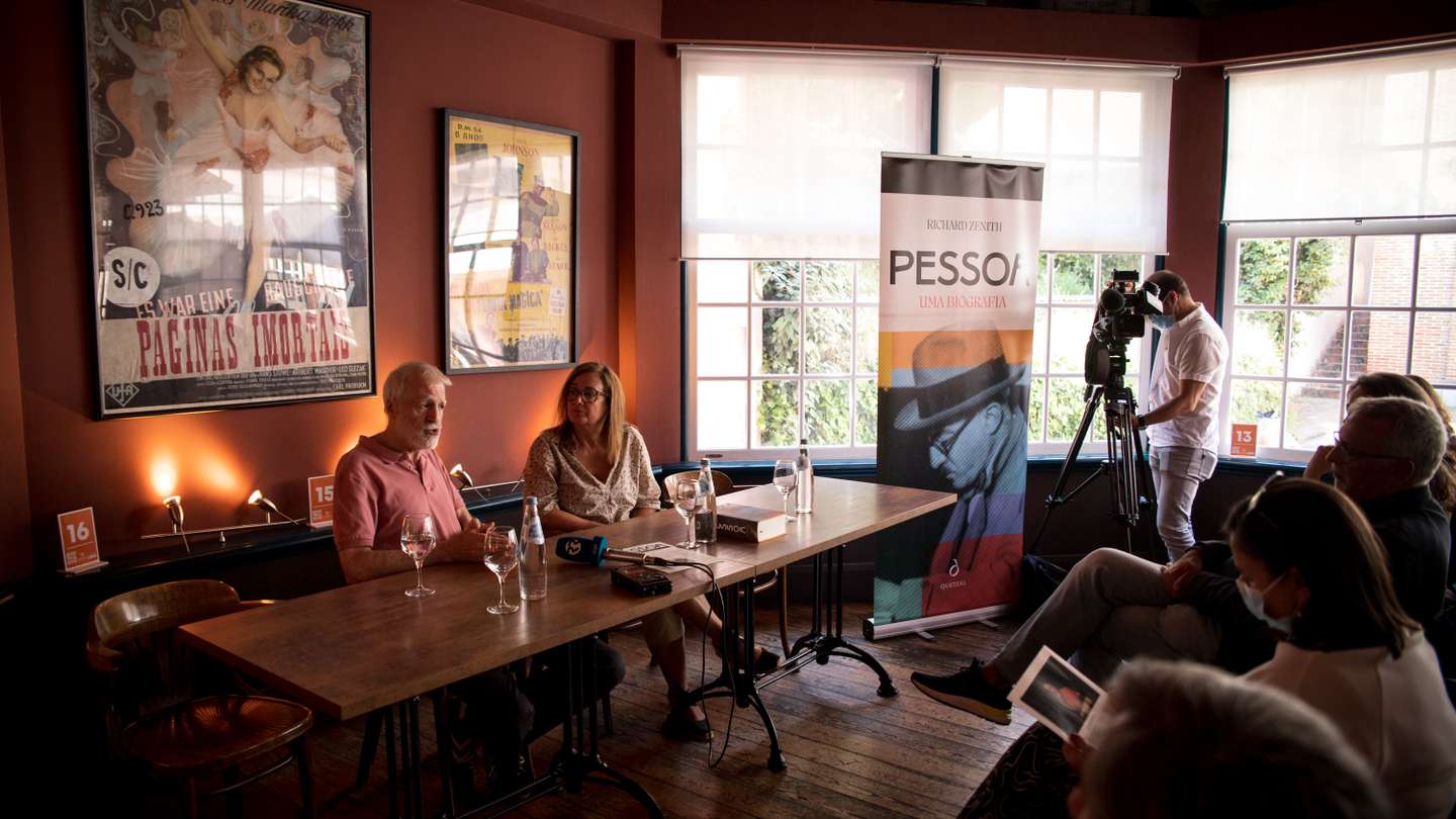 Apresentação à imprensa do livro "Pessoa. Uma Biografia" de Richard Zenith, na Cinemateca, em Lisboa. 12 de Maio de 2022 Cinemateca, Lisboa TOMÁS SILVA/OBSERVADOR