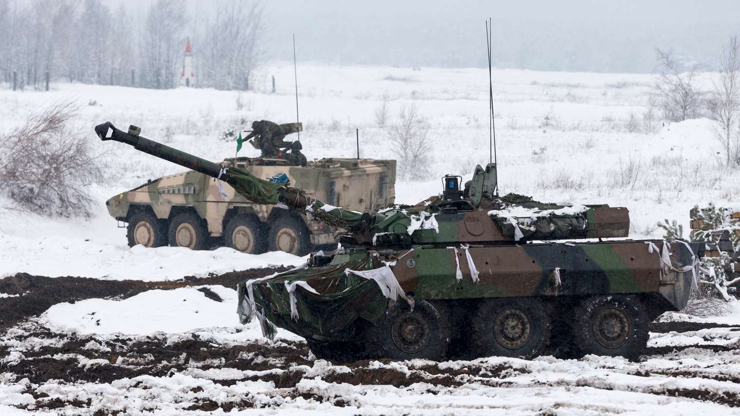 German-French Brigade Holds Military Exercises
