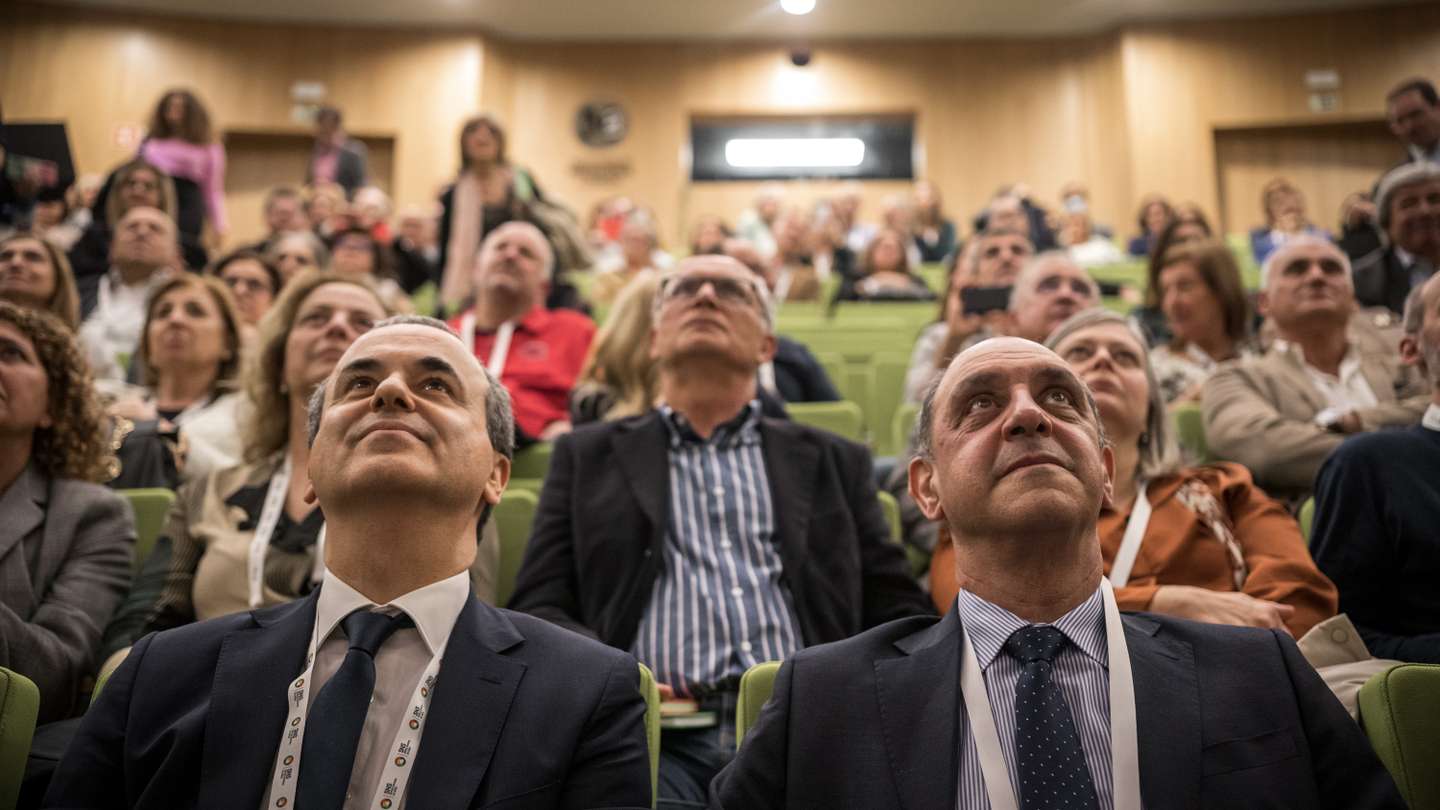 SNS Summit, a primeira cimeira organizada pela Direção Executiva do SNS, com a missão de criar sugestões para uma reforma nas urgências hospitalares. Manuel Pizarro, Ministro da Saúde, com Fernando Araújo, presidente da direção-executiva. 23 de Março de 2023 Hospital de Santa Maria, Lisboa TOMÁS SILVA/OBSERVADOR