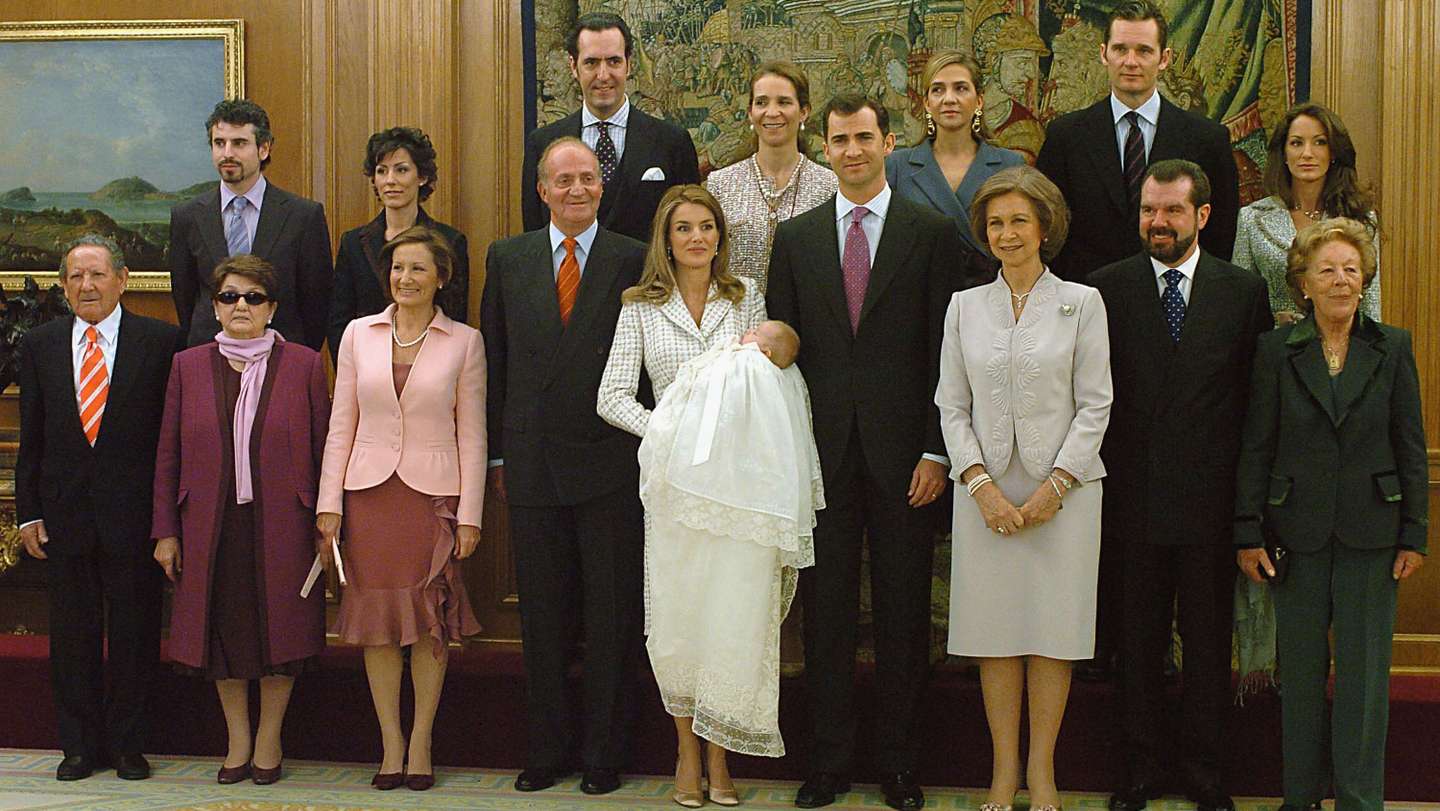 Spanish Royals Christen Princess Leonor
