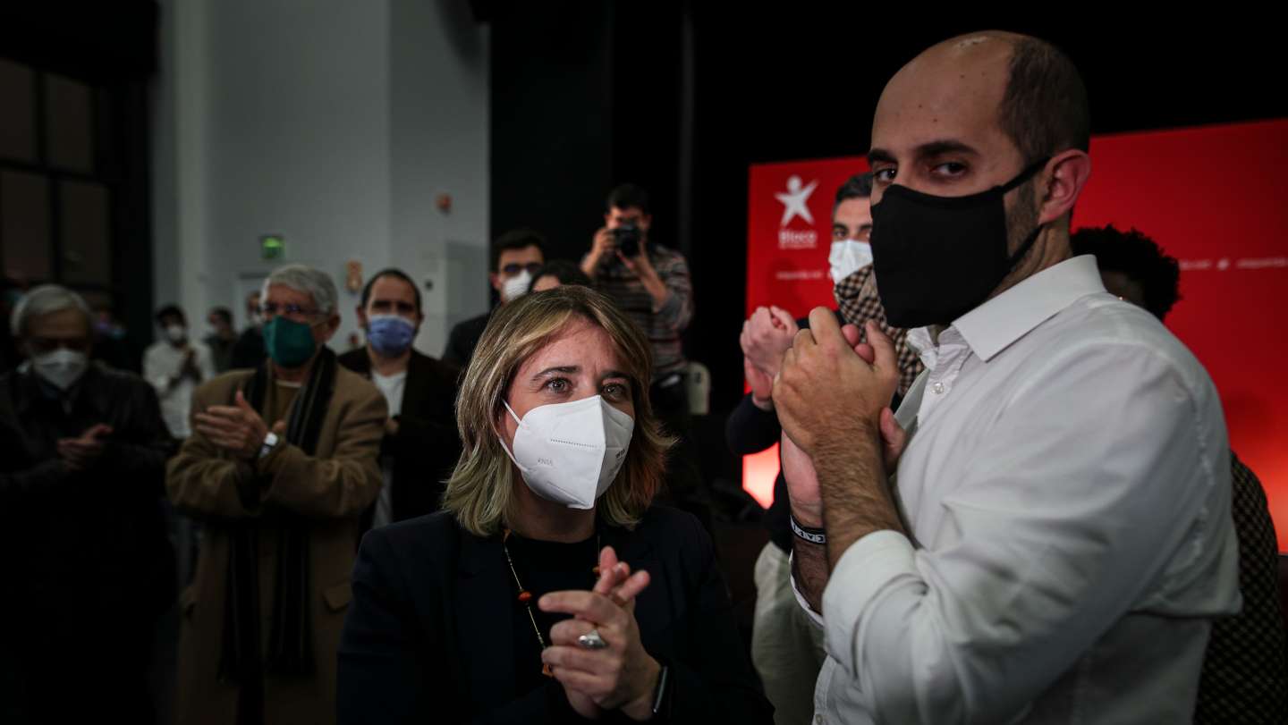 Noite eleitoral das eleições legislativas de 2022 do Bloco de Esquerda no Capitólio: Catarina Martins, candidato pelo Bloco de Esquerda a primeiro-ministro. Lisboa, 30 de janeiro de 2022. FILIPE AMORIM/OBSERVADOR