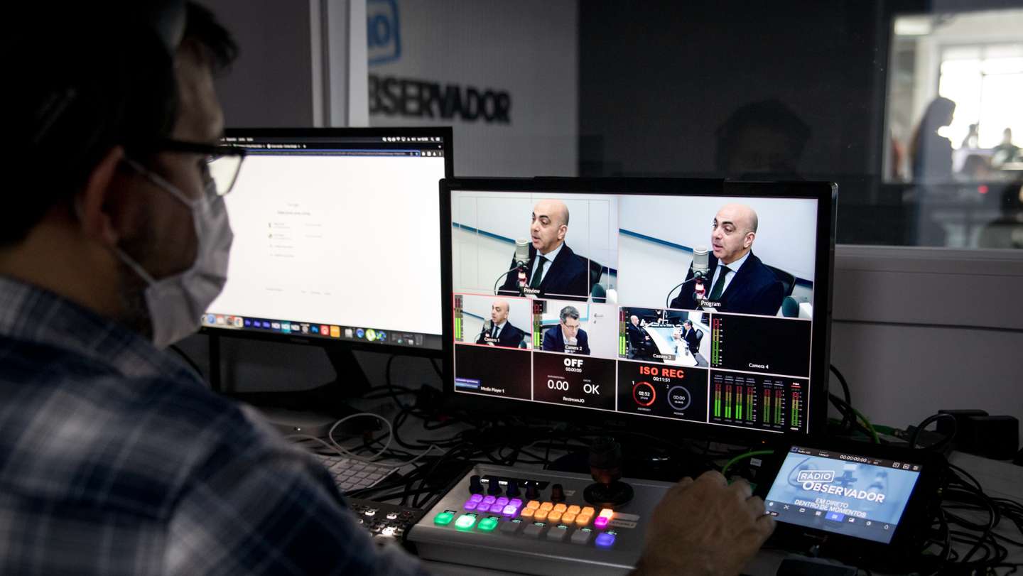 Entrevista ao Presidente do Síndicato dos Magistrados do Ministério Público, Adão Carvalho, para o programa "Sob Escuta" do Observador. 22 de Março de 2022, Lisboa TOMÁS SILVA/OBSERVADOR