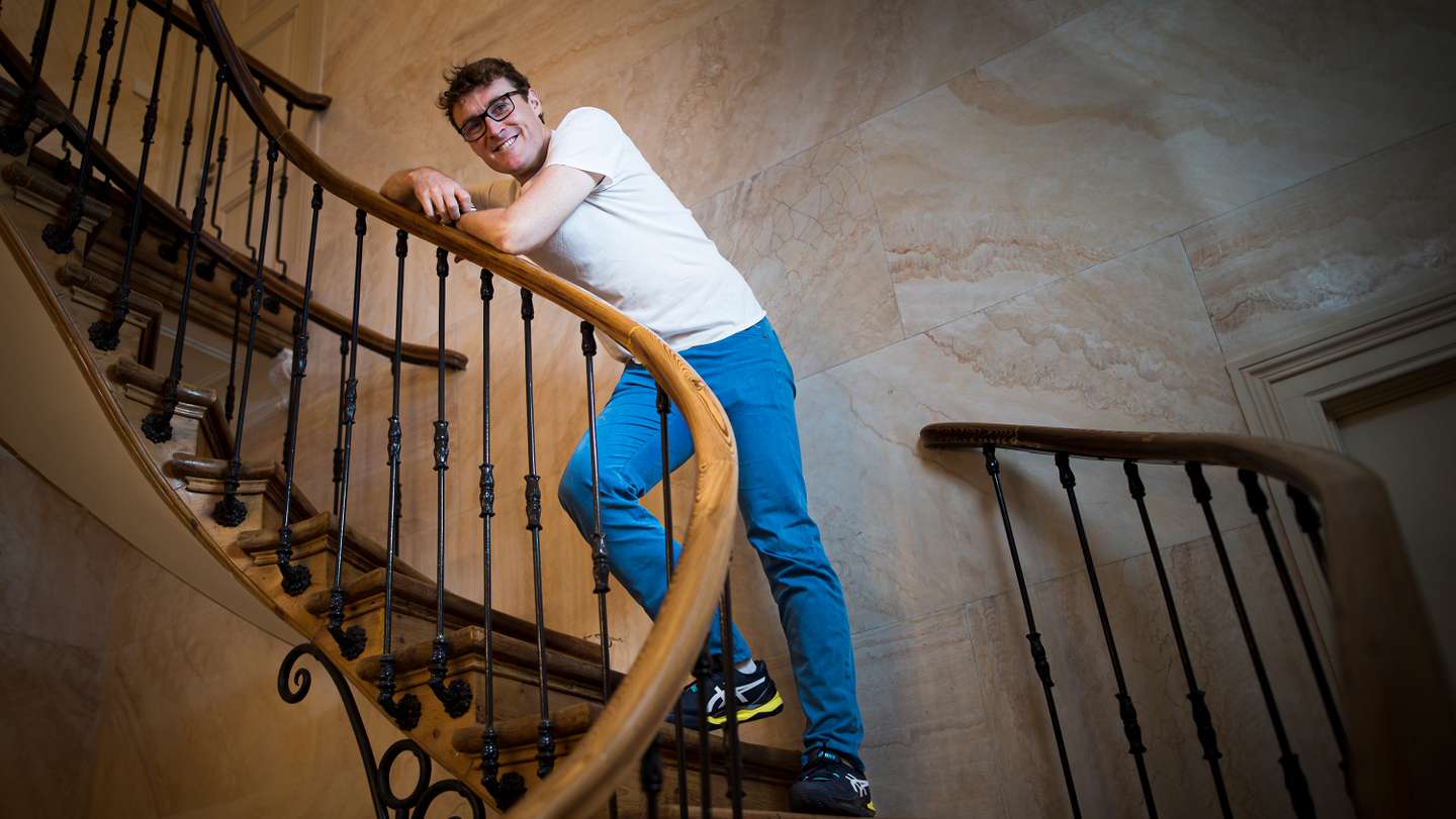 Paddy Cosgrave, co-fundador da Web Summit, fotografado no Ninho do Torel. Lisboa, 26 de Outubro de 2022. FILIPE AMORIM/OBSERVADOR