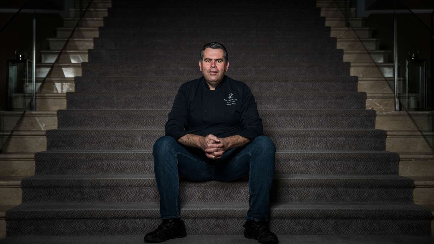 Entrevista com o Chef chocolateiro, Francisco Siopa, no Penha Longa Resort. Sintra, 22 de Março de 2022. FILIPE AMORIM/OBSERVADOR