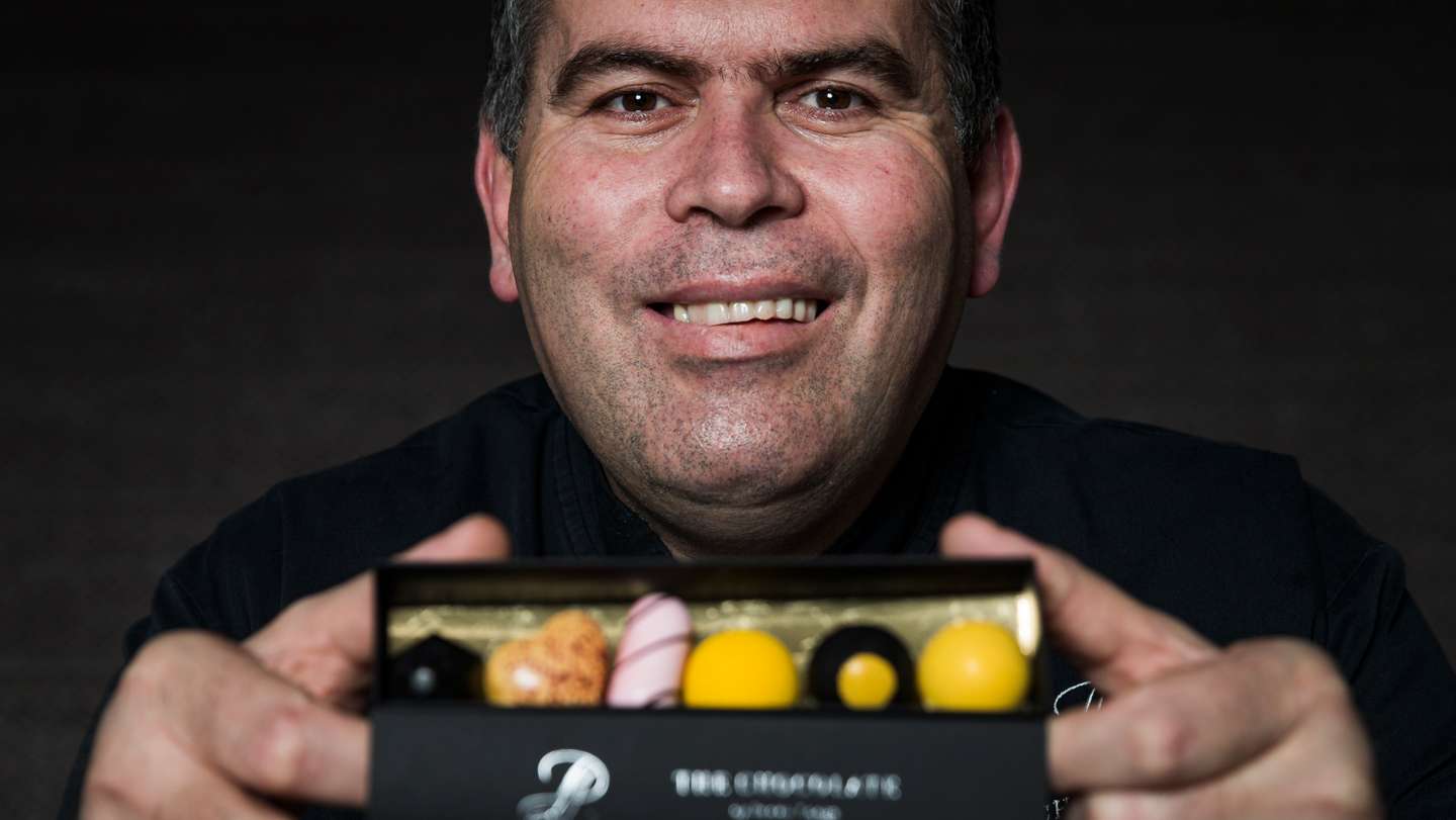 Entrevista com o Chef chocolateiro, Francisco Siopa, no Penha Longa Resort. Sintra, 22 de Março de 2022. FILIPE AMORIM/OBSERVADOR