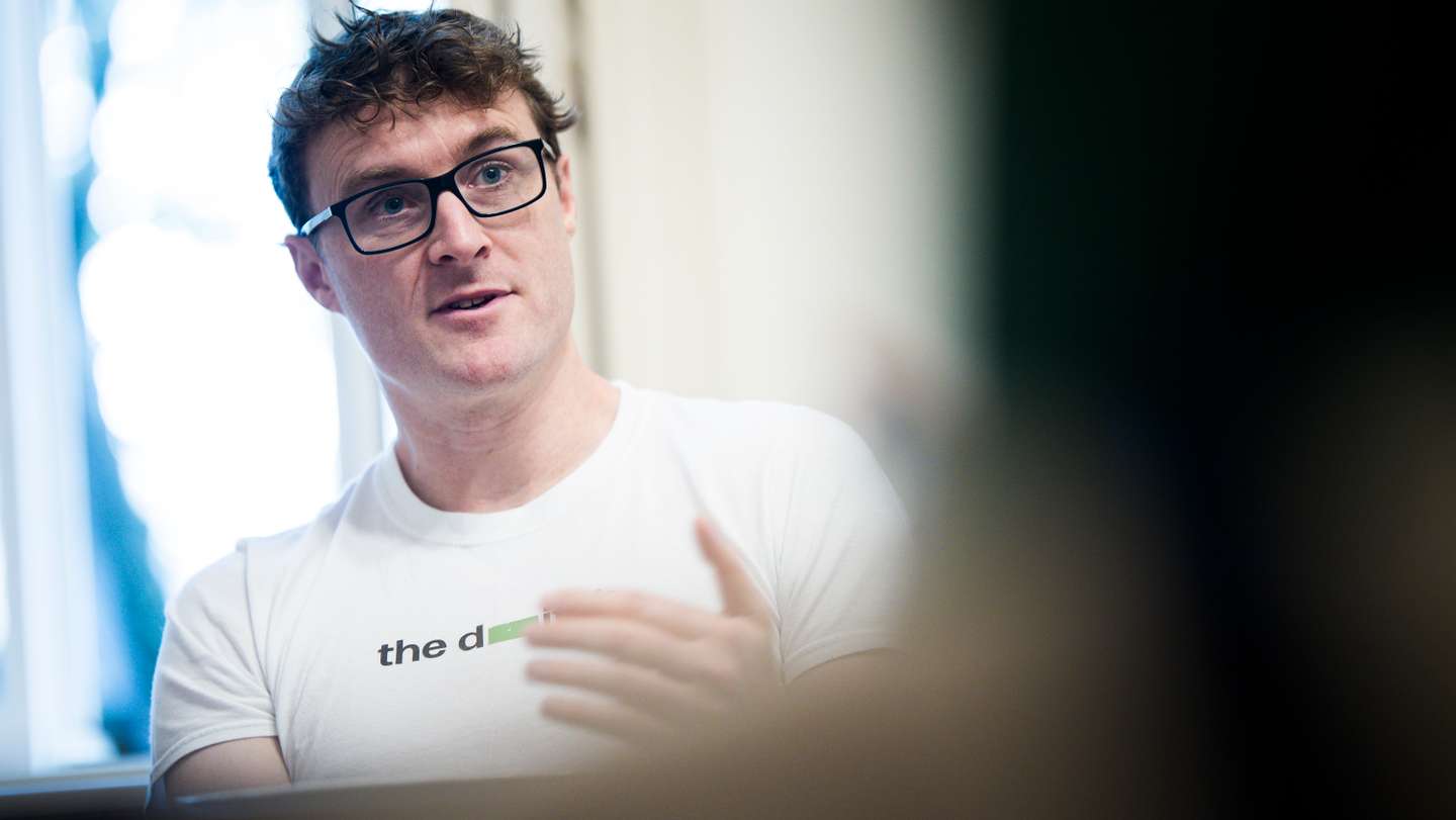 Paddy Cosgrave, co-fundador da Web Summit, fotografado no Ninho do Torel. Lisboa, 26 de Outubro de 2022. FILIPE AMORIM/OBSERVADOR