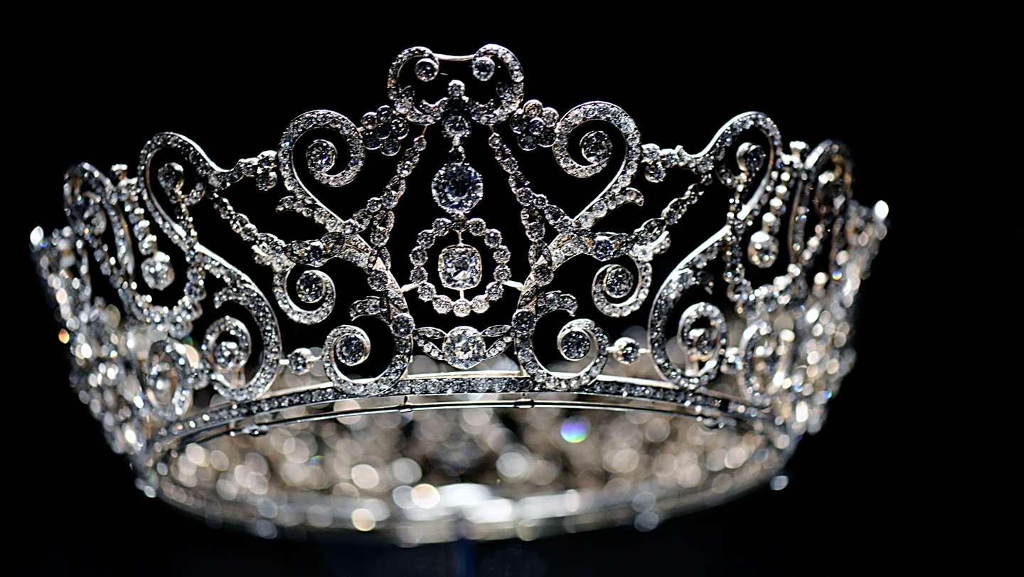 Press Preview Of Diamonds Exhibition At Buckingham Palace To Celebrate The Queen's Diamond Jubilee
