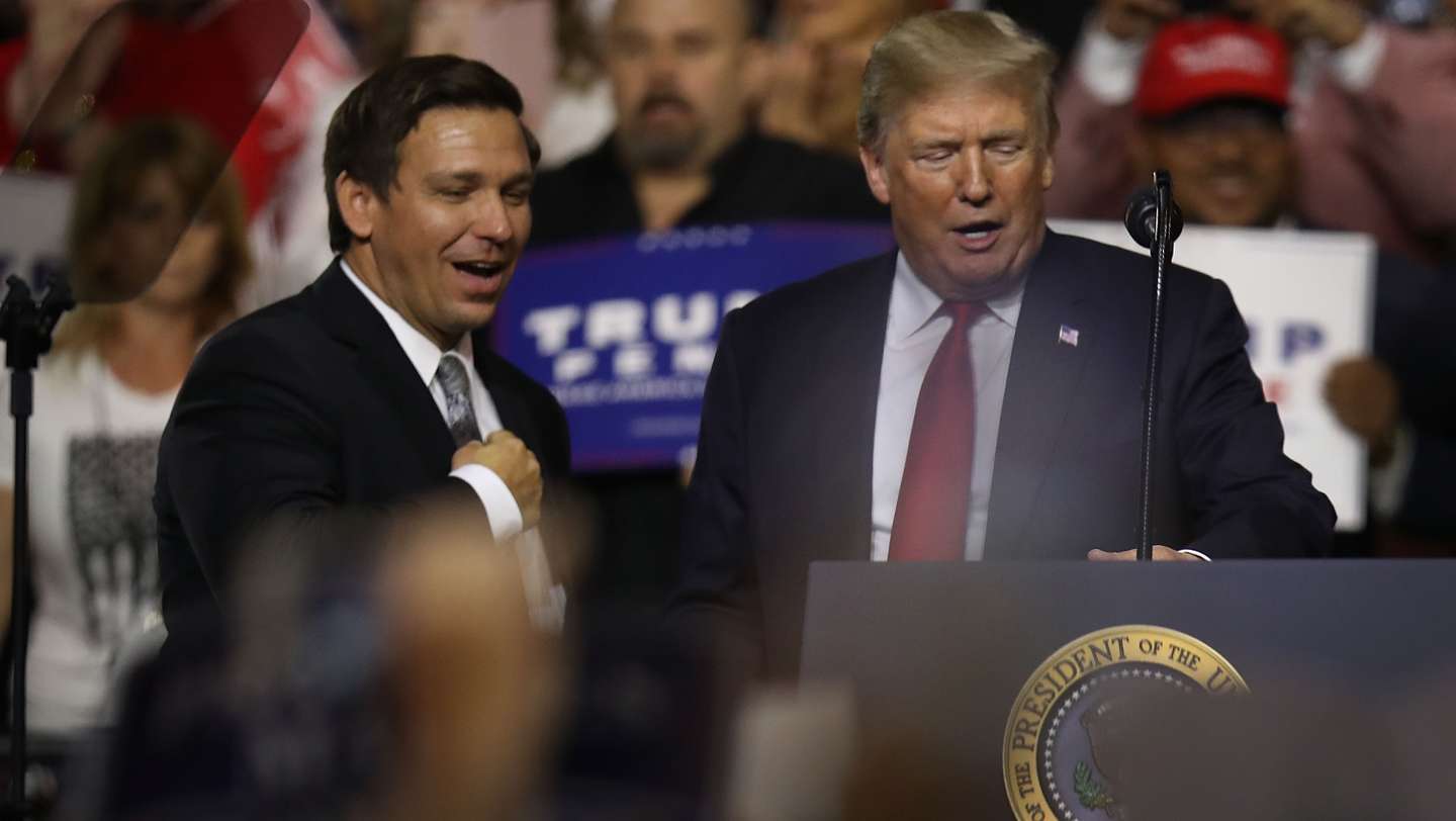 Donald Trump Holds Make America Great Again Rally In Tampa