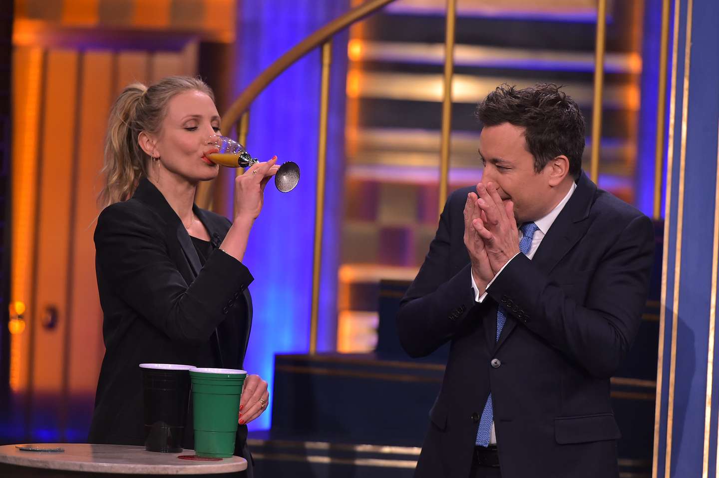 Cameron Diaz Visits "The Tonight Show Starring Jimmy Fallon"