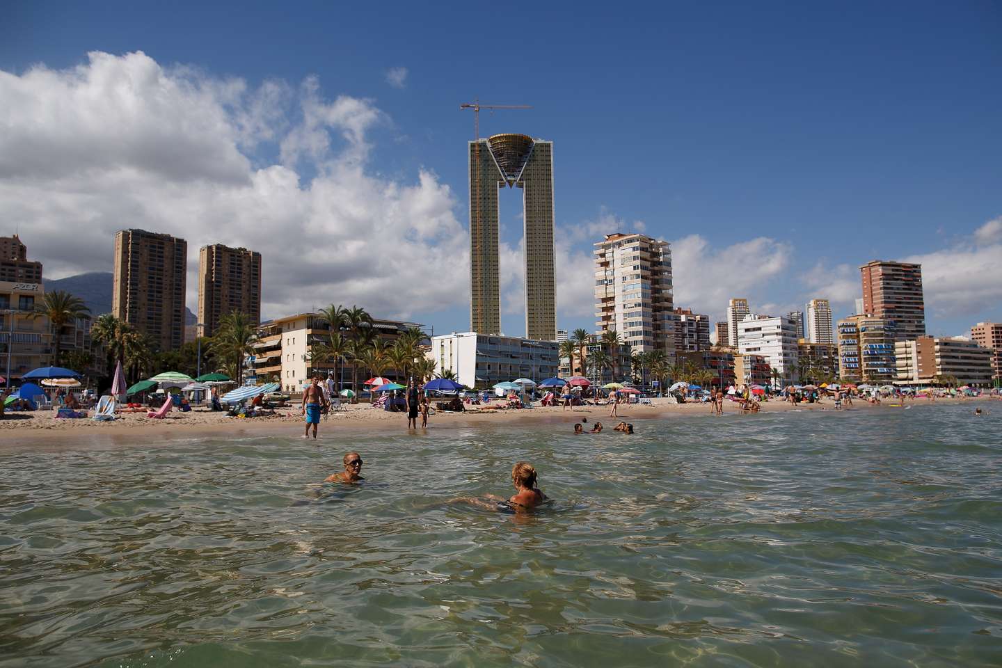 The InTempo Towers In Benidorm Remain Half Built Due To The Faltering Spanish Economy