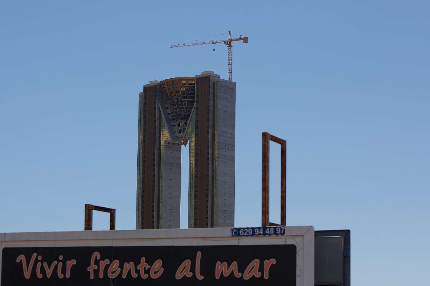 The InTempo Towers In Benidorm Remain Half Built Due To The Faltering Spanish Economy