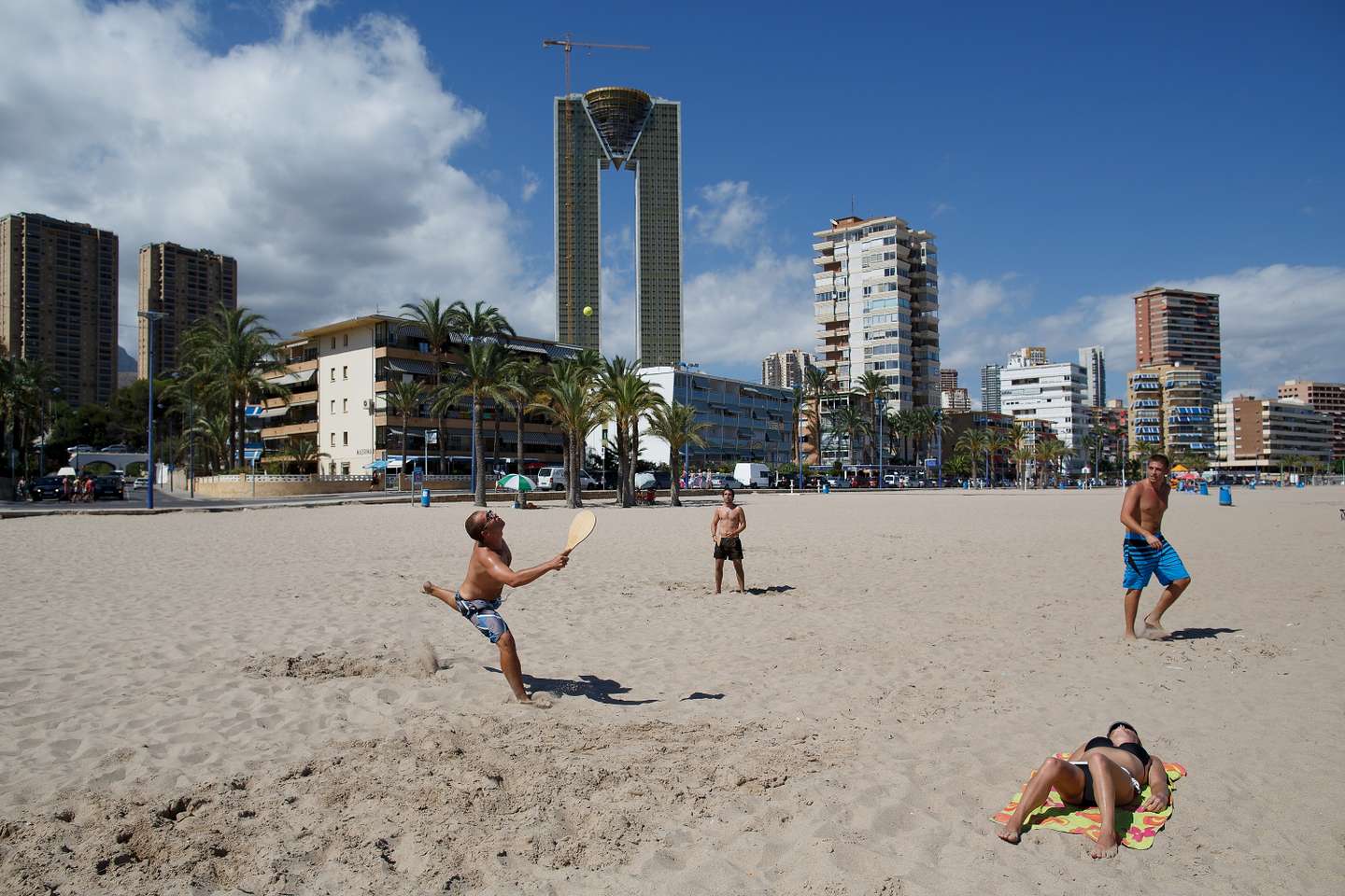 The InTempo Towers In Benidorm Remain Half Built Due To The Faltering Spanish Economy