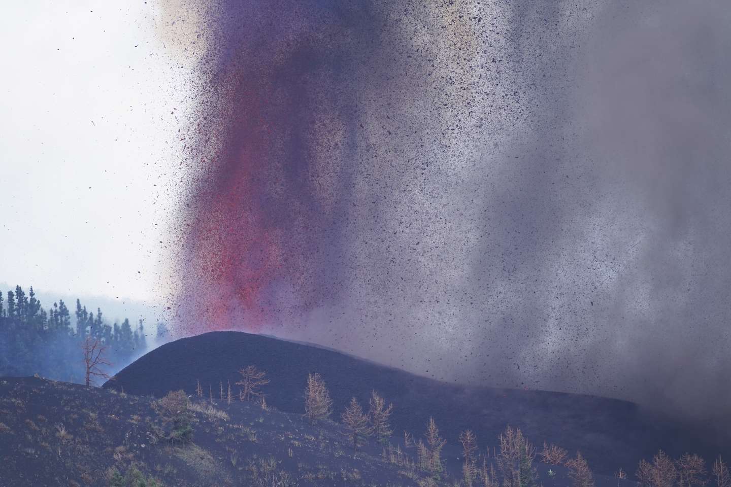 Thousands Evacuated As Volcano Erupts On Spain's La Palma Island